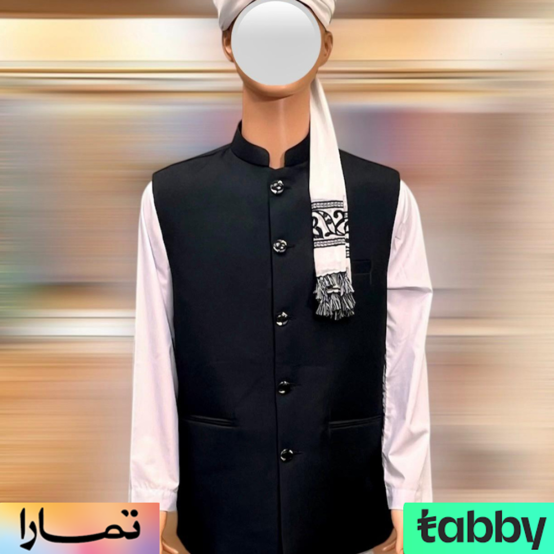 سديري أسود سديري رجالي رسمي